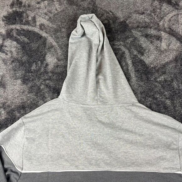 Scott James England Colorblock Hoodie Pullover Lightweight Men's XL Gray NWT - Picture 7 of 9